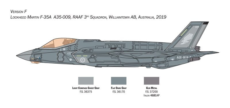 Italeri 1464 F-35A LIGHTNING II CTOL version (Beast Mode) 1/72 – Bild 9