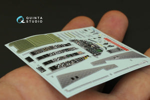 Quinta Studio QD32008 A-10A 3D-Printed &amp;amp; coloured Interior on decal paper (for Trumpeter kit) 1/32 – immagine 6