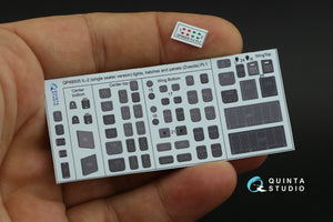 Quinta Studio QP48005 IL-2 (single seater) lights, hatches and panels (Zvezda) 1/48 – imagen 8