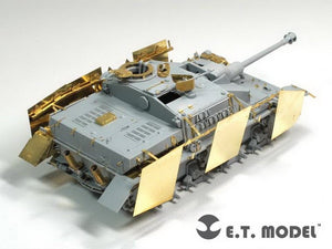 E.T. Model EA35-079 WWII German Schurzen for Stug.IV For DRAGON Smart Kit 1/35 – immagine 2