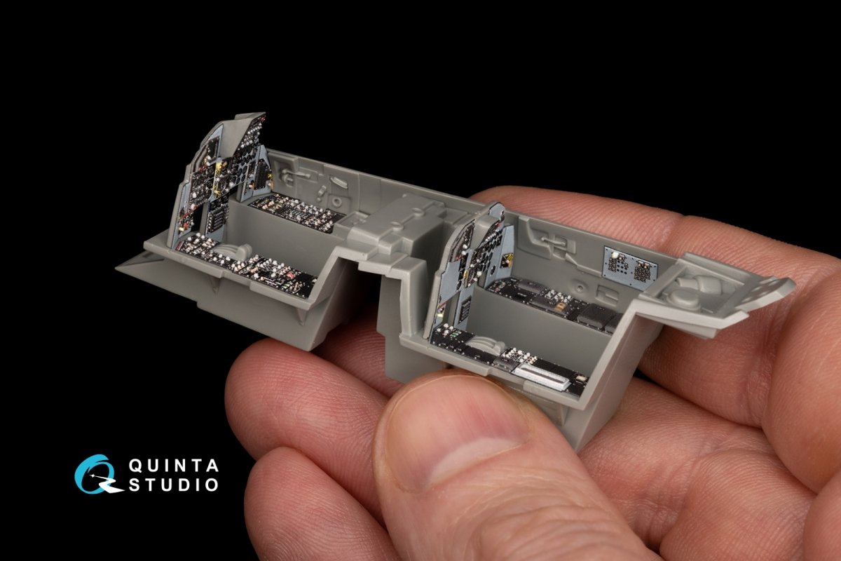 Intérieur imprimé en 3D et coloré pour le F-15B de Quinta Studio QD48213 (GWH) à l&amp;#39;échelle 1/48 – image 3