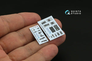Quinta Studio QD72066 F-35B 3D-Printed &amp;amp; coloured Interior on decal paper (Academy) 1/72 – imagen 3