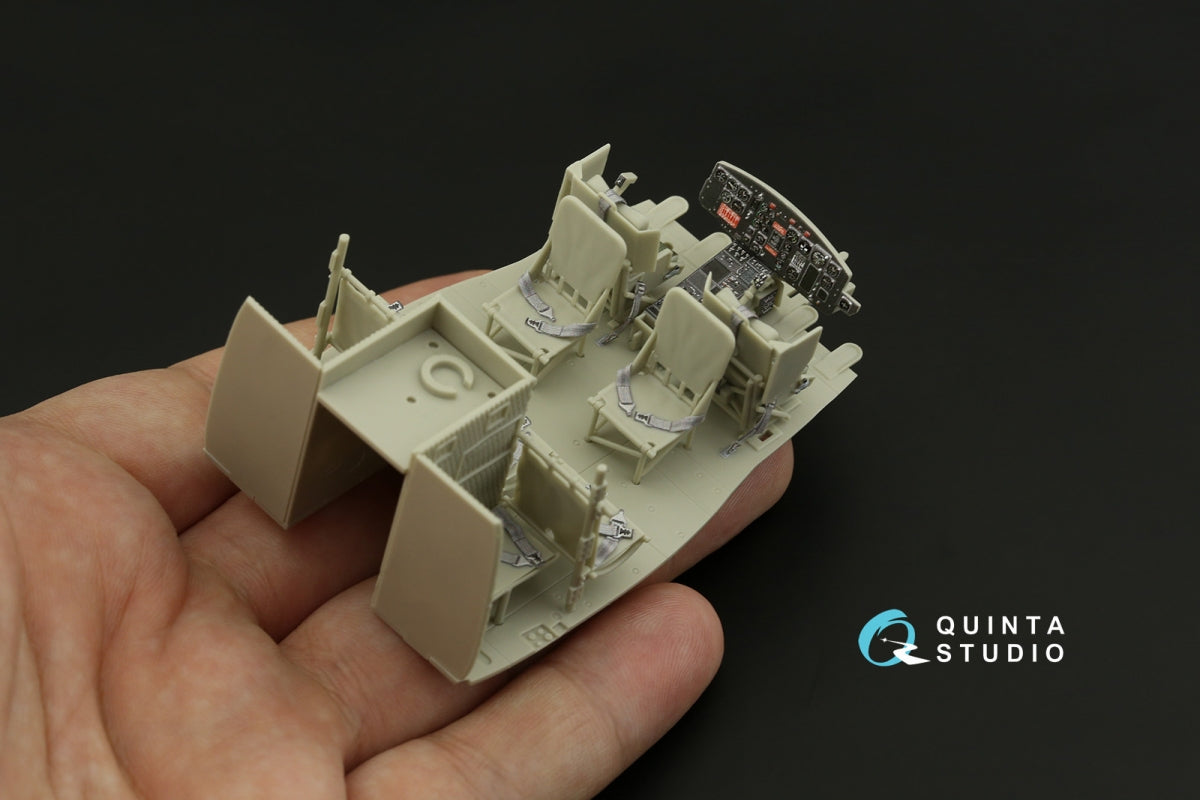 Quinta Studio QD48267 UH-1D 3D-Printed coloured Interior on decal paper (KittyHawk) 1/48 – zdjęcie 11