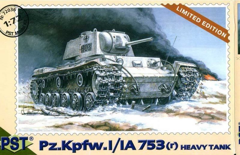 PST 72036 Pz.Kpfw. 753(r) char lourd 1/72
