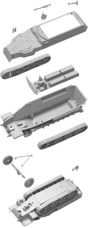 Italeri 7516 Sd.Kfz. 251/1 Ausf. C 1/72 – imagen 3