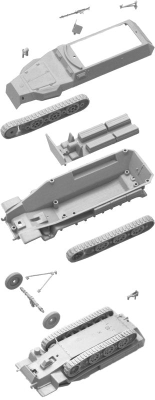 Italeri 7516 Sd.Kfz. 251/1 Ausf. C 1/72 – imagen 3