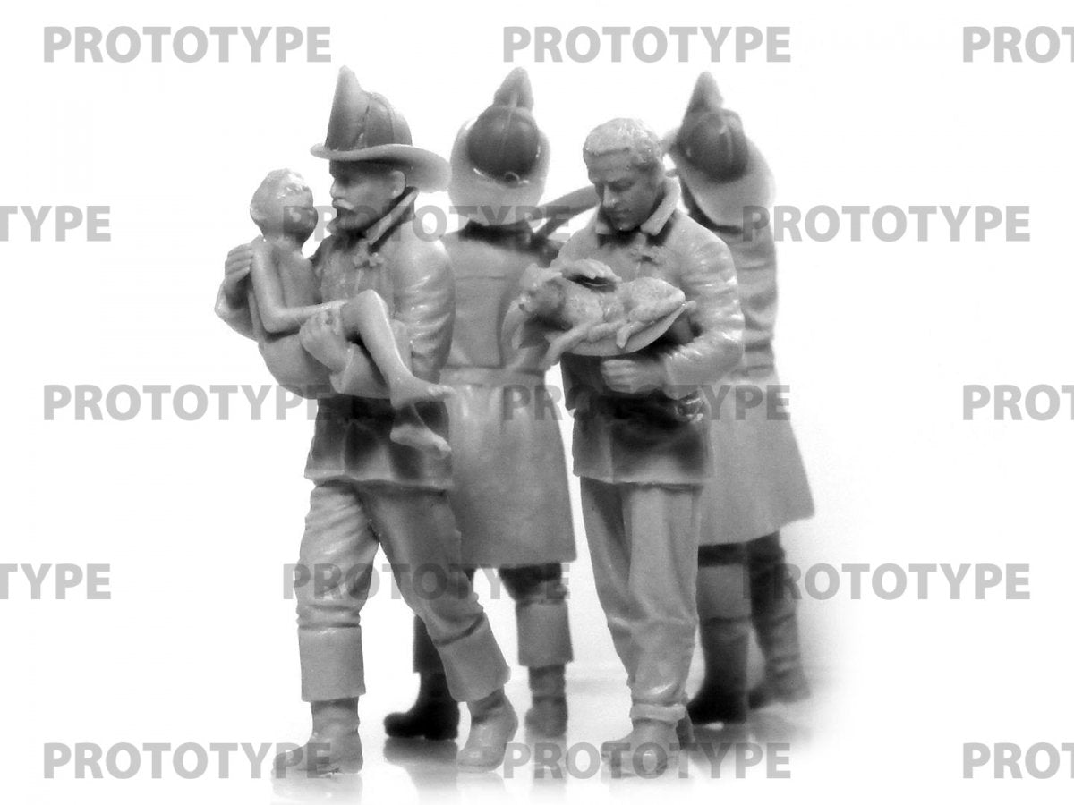 ICM 35622 American Fire Truck Crew (1910s) 1/35 – imagen 3