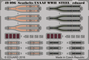 Eduard BIG49342 Seatbelts WWII Allied AF STEEL 1/48 – imagen 2