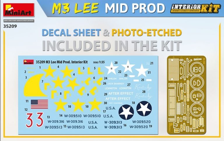 MiniArt 35209 M3 Lee Mid. Production w/interior kit 1/35 – Bild 5