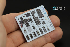 Quinta Studio QD48214 F-15C PAD-upgraded 3D-Printed &amp;amp; coloured Interior on decal paper with resin parts (GWH) 1/48 – imagen 9