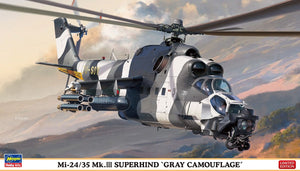 Hasegawa 02297 Mi-24/35 Mk.III SUPERHIND “GRAY CAMOUFLAGE” 1/72