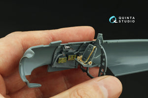Quinta Studio QD48492 A6M2 Zero Mitsubishi Production 3D-Printed coloured Interior on decal paper (Eduard) 1/48 – immagine 7