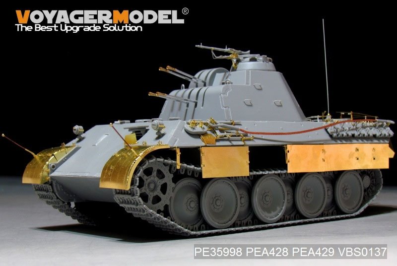 Voyager Model PE35998 WWII German FlaKPanzer V FlaKvierling 20mm MG 151/20 Basic For TAKOM 2105 1/35 – imagen 4