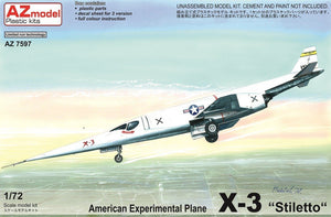 AZ Model AZ7597 X-3 Stilleto prototype 1/72