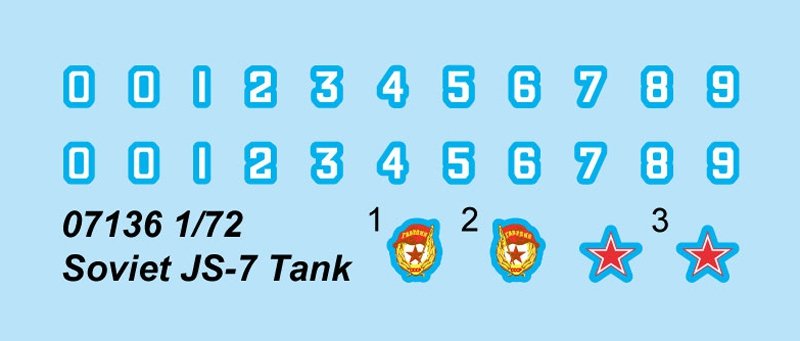 Trumpeter 07136 Soviet JS-7 Tank 1/72 – Bild 2