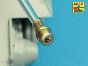 Aber 35L-245 7,5 cm barrel with muzzle brake for Panther Ausf.A 1/35 – imagen 5