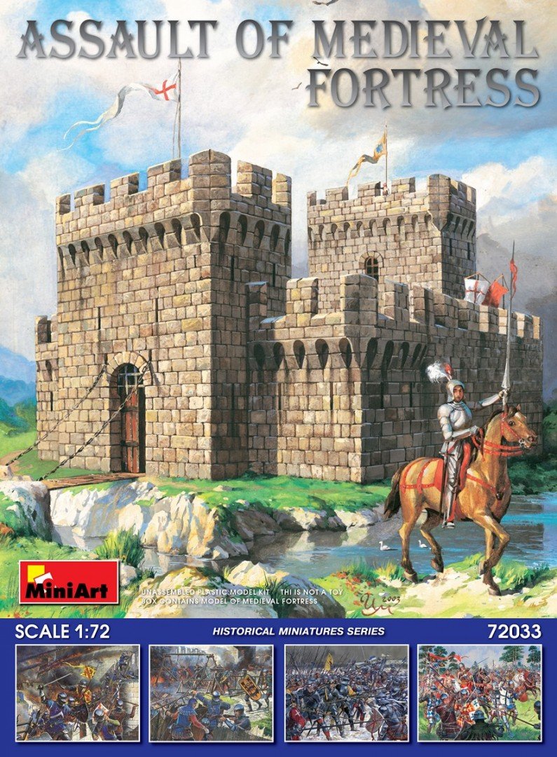 MiniArt 72033 ASSAUT DE LA FORTERESSE MÉDIÉVALE (1/72)