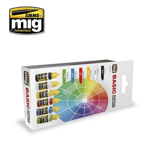 AMMO of Mig Jimenez 7178 BASIC ACRYLIC COLORS 6x17ml – imagen 2