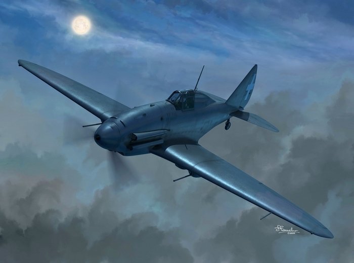 Sword 48013 Reggisnr Re2001CN Night Fighter 1/48