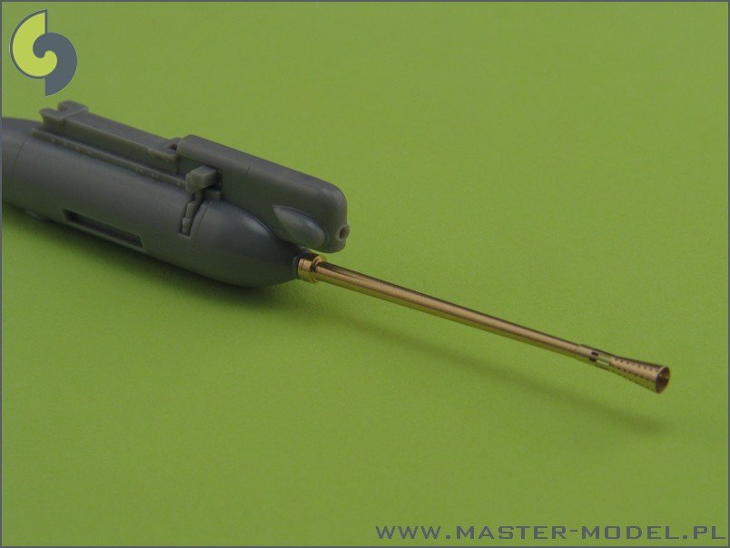 Master AM-48-024 German aircraft cannon 3,7cm Flak 18 gun barrels (2pcs) 1/48 – imagen 4