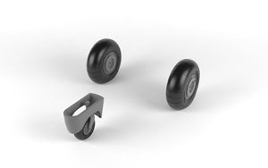 Armory Models AW48205 Dornier Do 17M/P/Z, Do 215 wheels w/weighted tires 1/48 – immagine 6