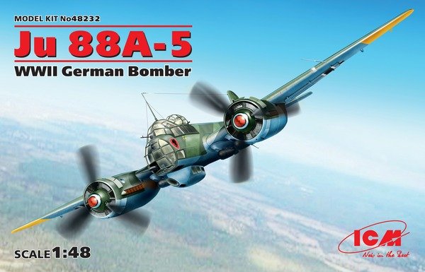 ICM 48232 Ju 88A-5 Bombardier allemand de la Seconde Guerre mondiale (1/48)