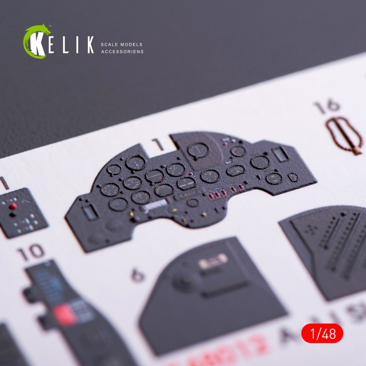 KELIK K48012 A-1J SKYRAIDER INTERIOR 3D DECALS FOR TAMIYA KIT 1/48 – imagen 3