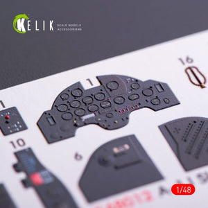 KELIK K48012 A-1J SKYRAIDER INTERIOR 3D DECALS FOR TAMIYA KIT 1/48 – imagen 3
