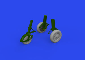 Eduard 648968 J-35 Draken wheels Type 2 HASEGAWA 1/48 – immagine 3