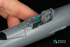 Quinta Studio QD+48577 MiG-21MF Fishbed-J (Moscow plant) 3D-Printed &amp;amp; coloured Interior on decal paper (Eduard) (with 3D-printed resin parts) 1/48 – zdjęcie 3