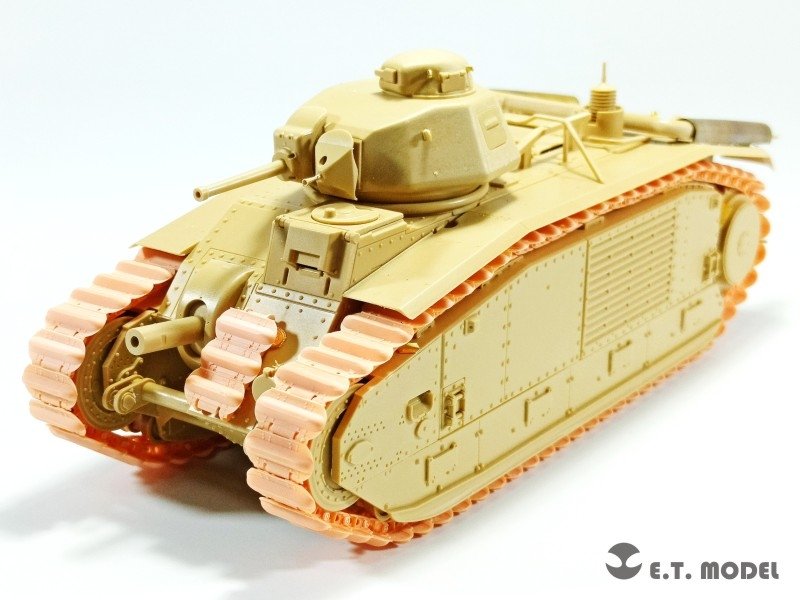 E.T. Model P35-019 WWII French Battle Tank B1 bis Workable Track ( 3D Printed ) 1/35 – immagine 5