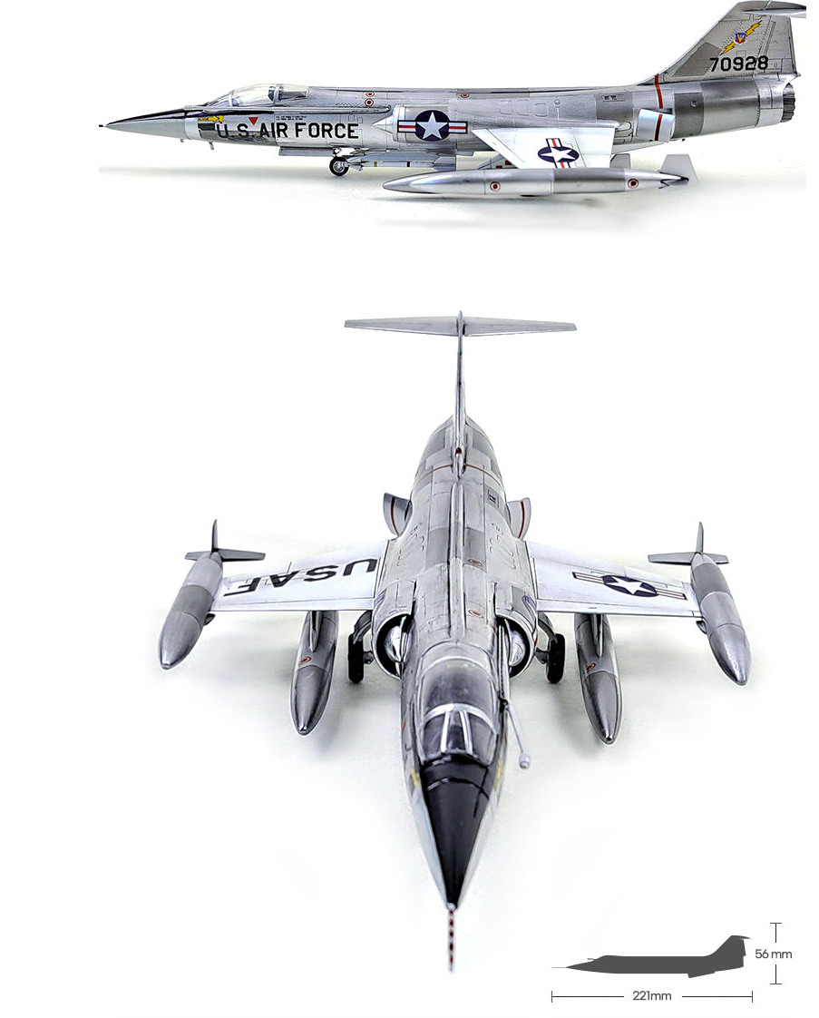 Academy 12576 USAF F-104C Vietnam War 1/72 – imagen 5