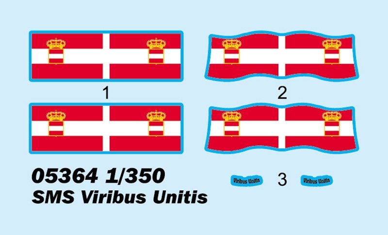 Trumpeter 05364 SMS Viribus Unité 1/350 – image 2