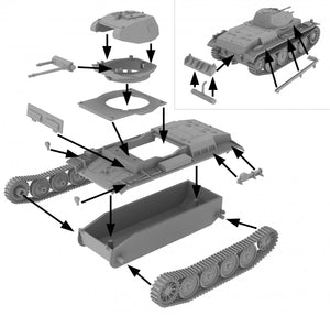 First To Fight PL012 - PzKpfw IID 1/72 – imagen 2