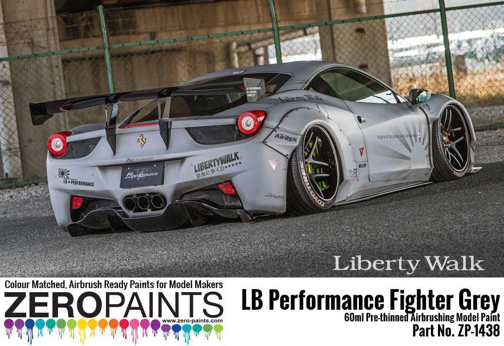 Zero Paints ZP-1438 - LB Performance Zero Fighter (Combat Style) Grey Paint (LB Works Ferrari 458, Lamborghini Aventador, Murciéelago) 60ml – imagen 3