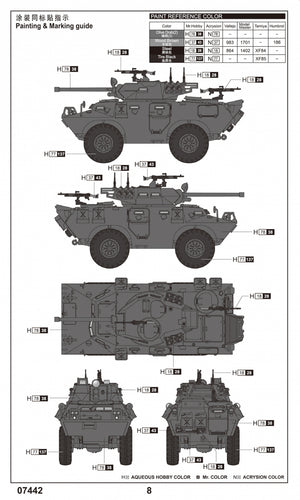 Trumpeter 07442 LAV-150 APC Canon Mecar de 90 mm 1/72 – image 13