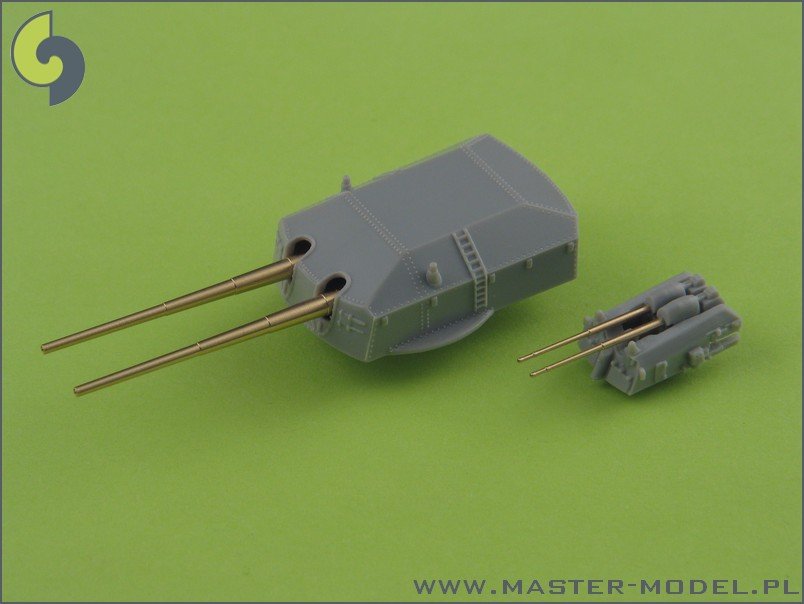 Master SM-350-043 Prinz Eugen armament - 203mm (8pcs), 105mm (12pcs) barrels – zdjęcie 5
