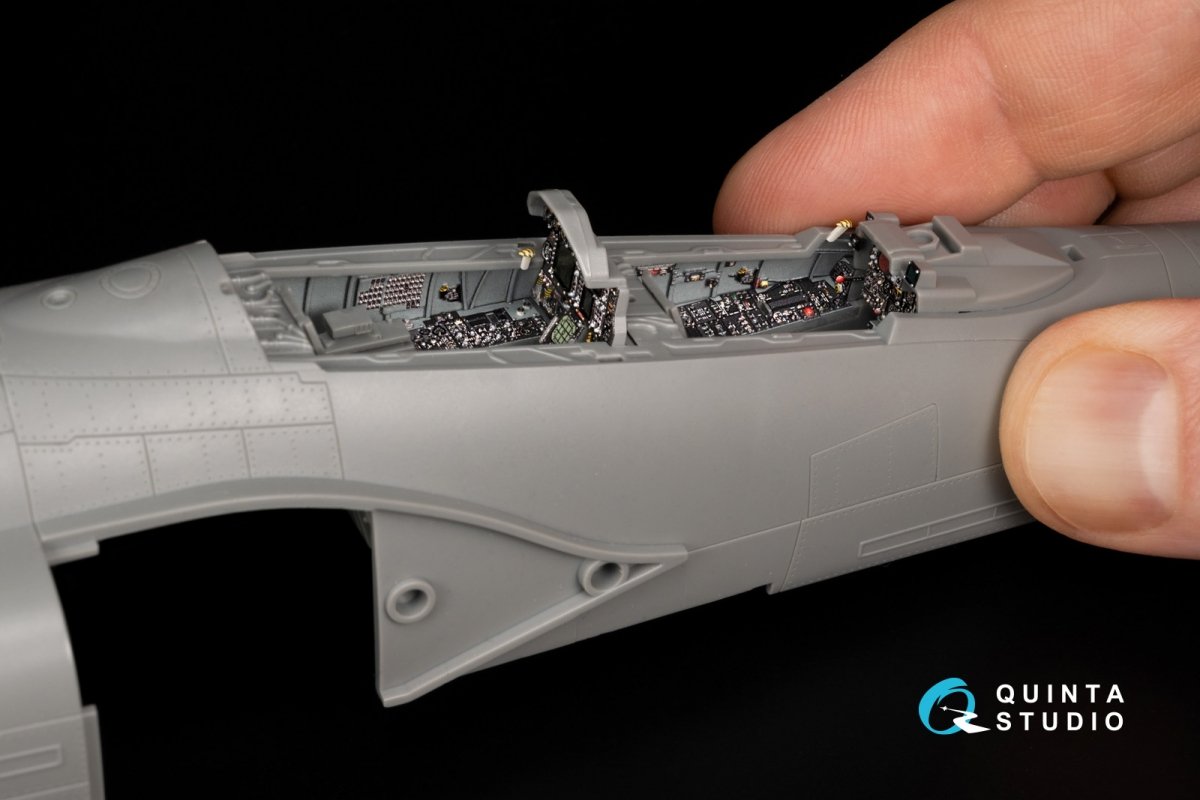 Quinta Studio QD+48341 F-4G early 3D-Printed &amp;amp; coloured Interior on decal paper (Meng) (with 3D-printed resin parts) 1/48 – Bild 15