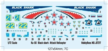 Hobby Boss 87217 Ka-50 Black shark Attack Helicopter 1/72 – Bild 3