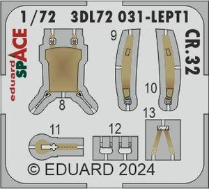 Eduard 3DL72031 CR.32 SPACE ITALERI 1/72 – image 3