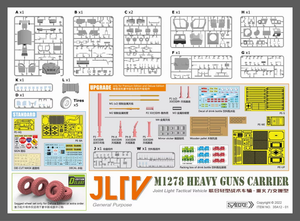 Sabre 35A12-DLX JLTV M1278 Heavy Guns Carrier - Deluxe Edition 1/35 – imagen 5