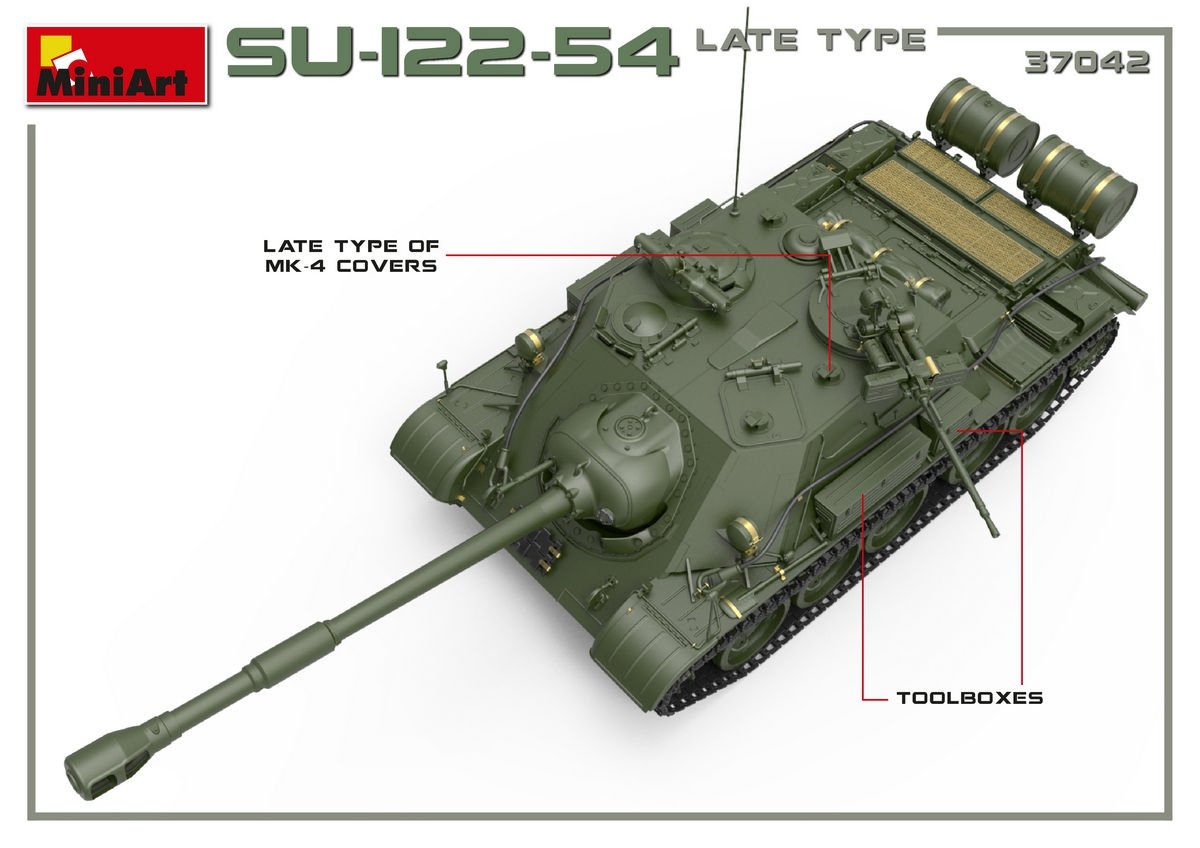 MiniArt 37042 SU-122-54 TYPE TARDIF 1/35 – image 10