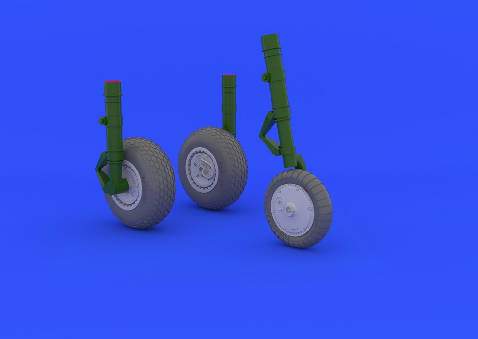 Eduard 632031 Me 262 wheels 1/32 (TRUMPETER) – zdjęcie 2