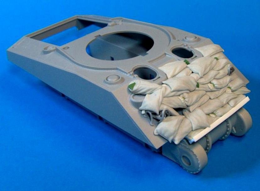 Panzer Art RE35-172 Sand armor for M4 Sherman tanks (early hull) 1/35 – imagen 2