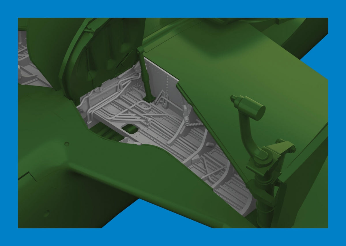 Eduard 672360 P-51D wheel bay PRINT EDUARD 1/72 – imagen 4