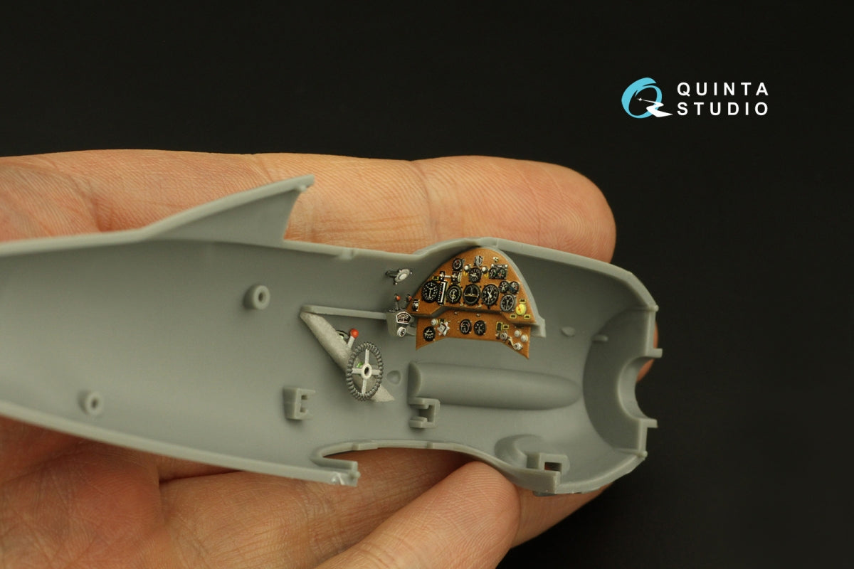 Quinta Studio QD48393 Gloster Gladiator MKI 3D-Printed &amp;amp; coloured Interior on decal paper (I Love Kit) 1/48 – zdjęcie 6