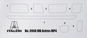 Italeri 3968 MB Actros MP4 Big Space - Grand Prix Edition 1/24 – zdjęcie 10
