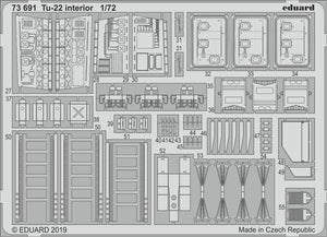 Intérieur du Tu-22 Eduard 73691 au 1/72 TRUMPETER – image 2