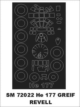 Montex SM72022 He-177 Greif REVELL 