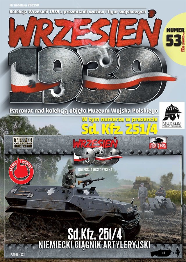 First to Fight PL053 Niemiecki ciągnik artyleryjski Sd.Kfz. 251/4 1/72